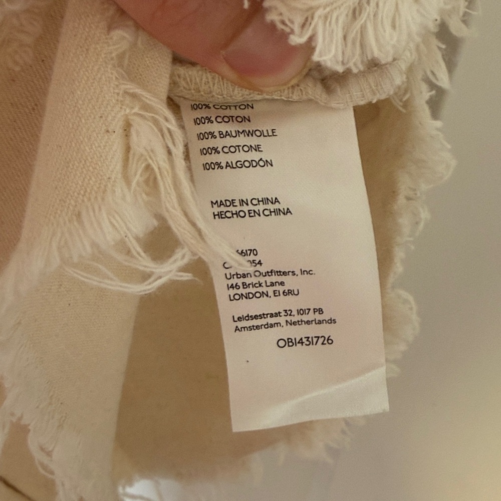 NWT BDG 100% cotton Cream Button-Up Romper‎ - Small - Picture 11 of 11